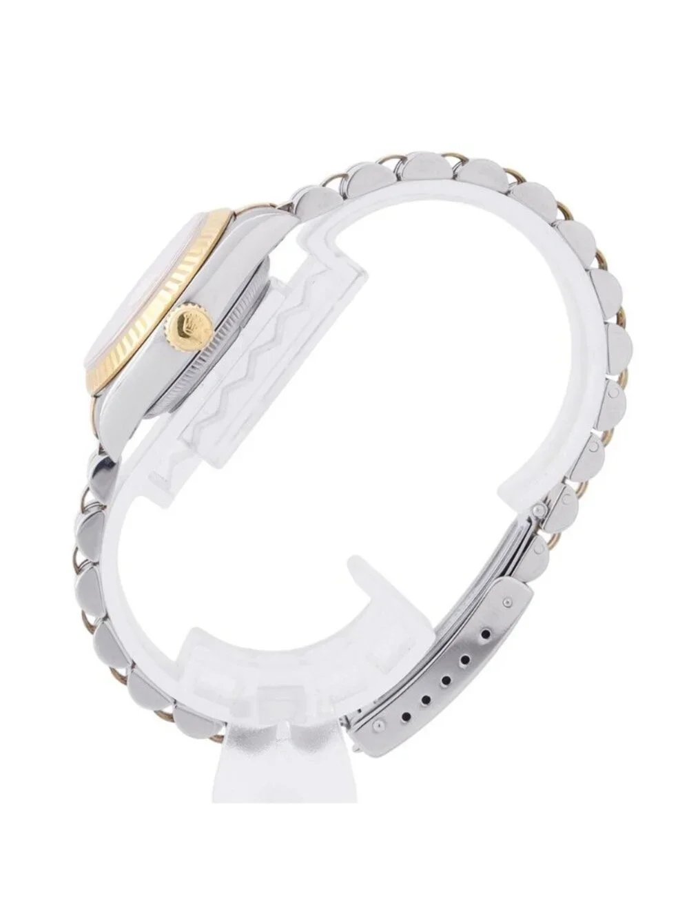 Rolex Datejust SS 18K Yellow Watch White Dial